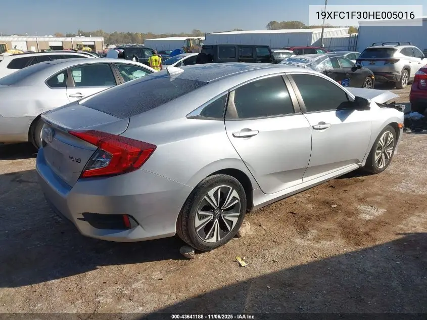 19XFC1F30HE005016 2017 Honda Civic Ex-T