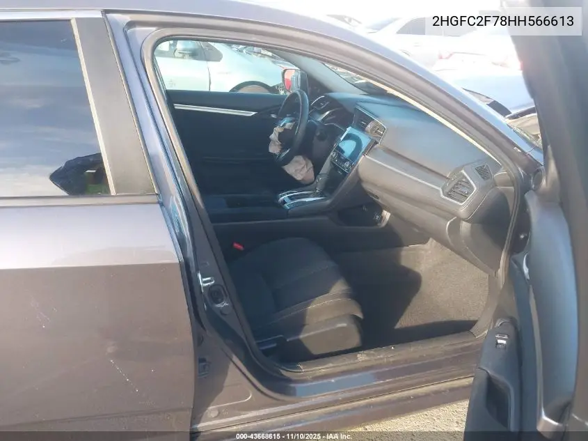 2HGFC2F78HH566613 2017 Honda Civic Ex
