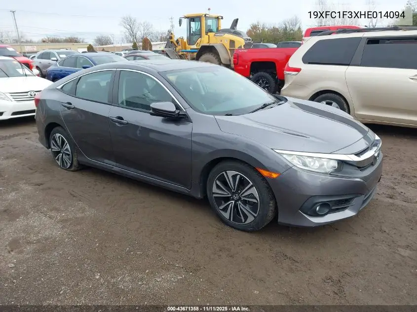19XFC1F3XHE014094 2017 Honda Civic Ex-T