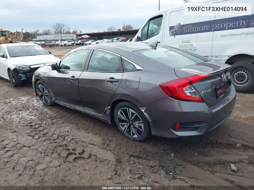 19XFC1F3XHE014094 2017 Honda Civic Ex-T