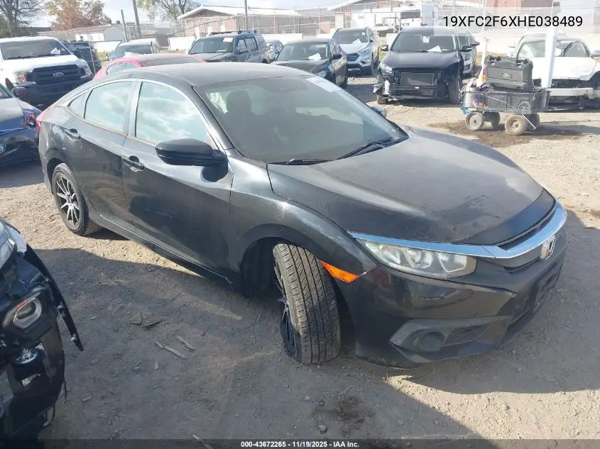 19XFC2F6XHE038489 2017 Honda Civic Lx