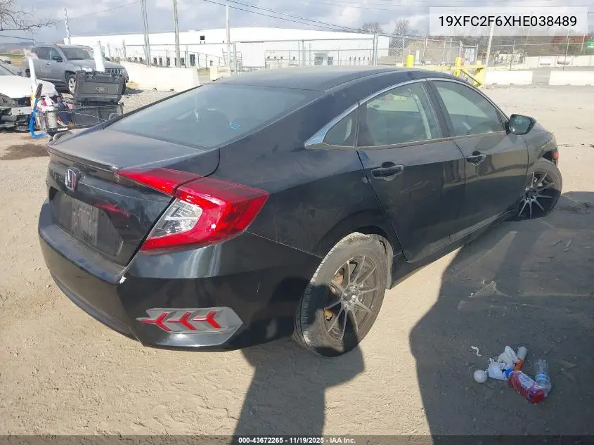 19XFC2F6XHE038489 2017 Honda Civic Lx