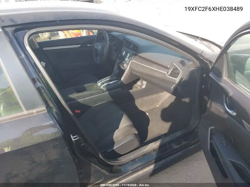 19XFC2F6XHE038489 2017 Honda Civic Lx