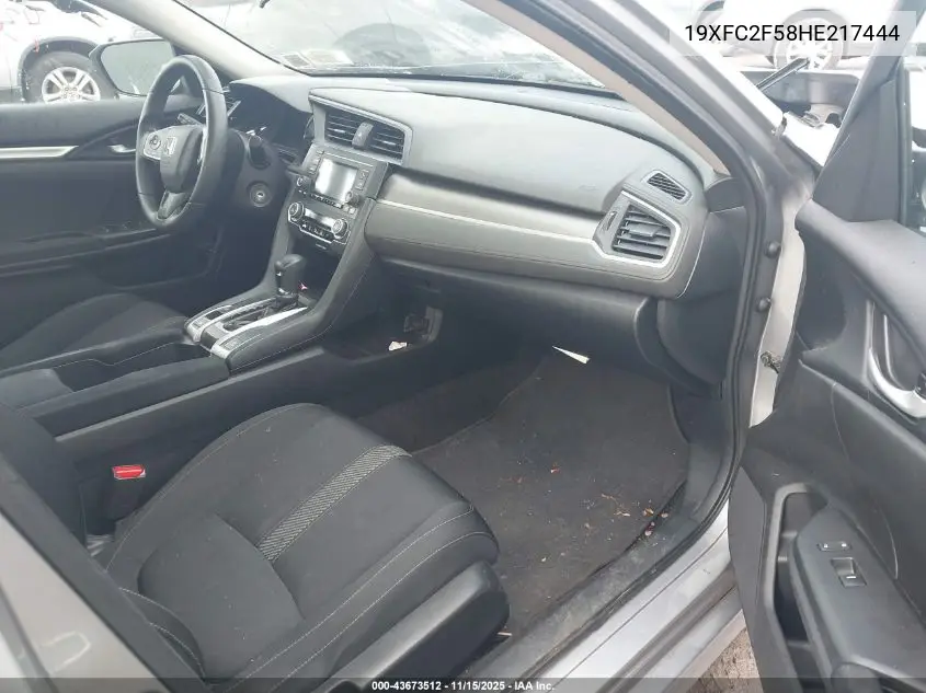 19XFC2F58HE217444 2017 Honda Civic Lx