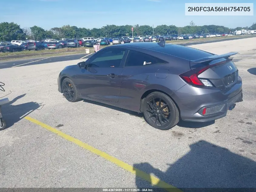 2HGFC3A56HH754705 2017 Honda Civic Si