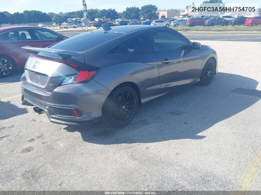 2HGFC3A56HH754705 2017 Honda Civic Si