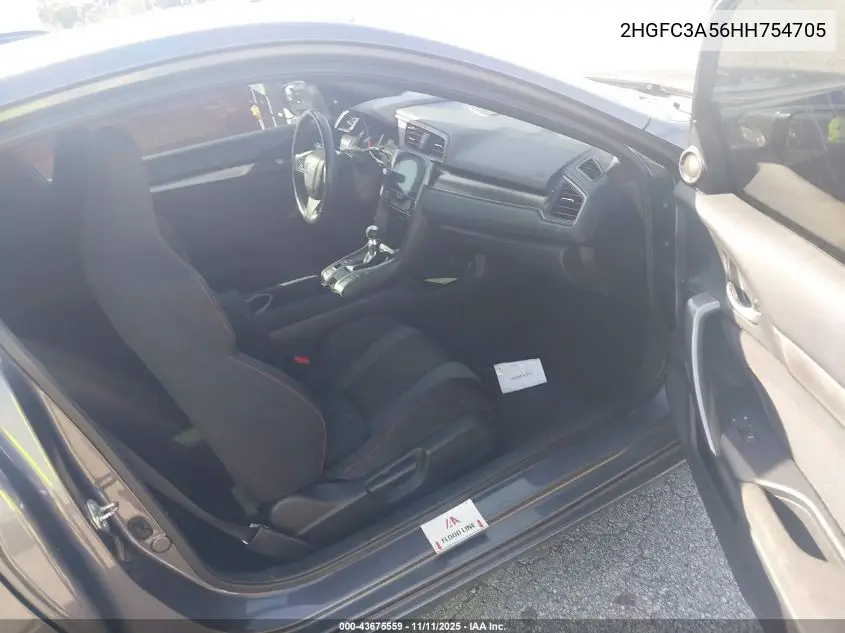 2HGFC3A56HH754705 2017 Honda Civic Si