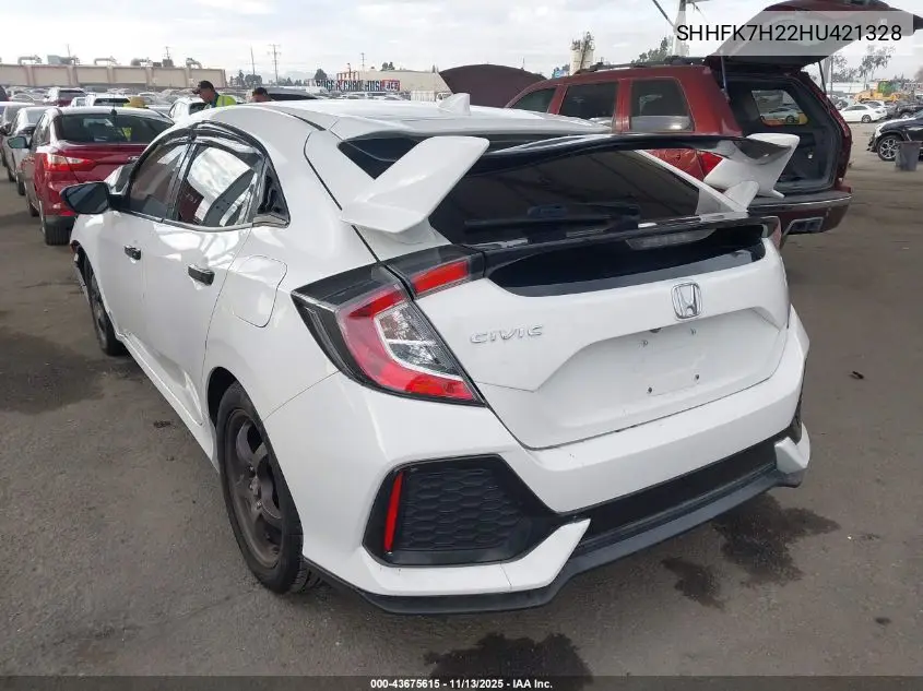 SHHFK7H22HU421328 2017 Honda Civic Lx