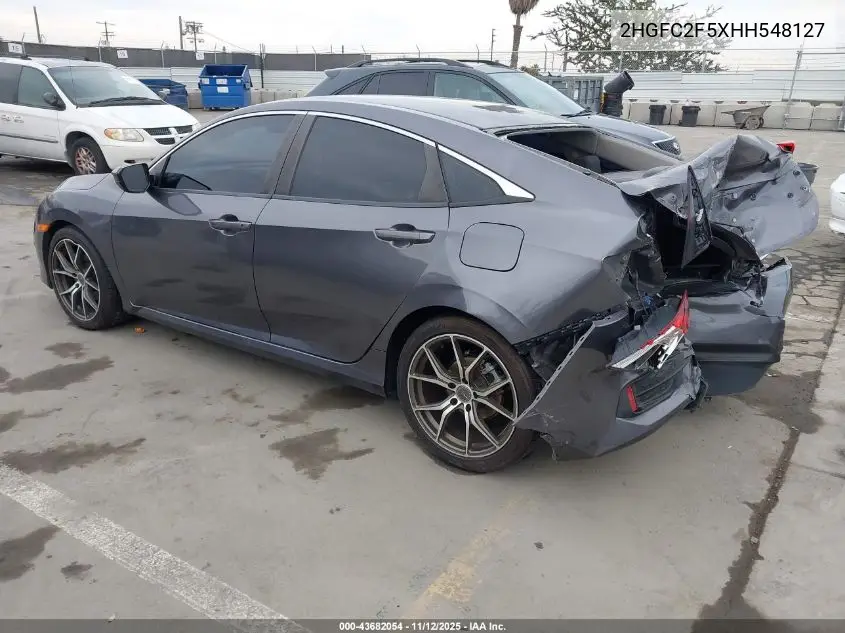 2HGFC2F5XHH548127 2017 Honda Civic Lx