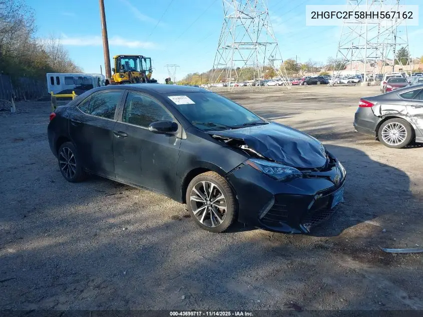 2HGFC2F58HH567162 2017 Honda Civic Lx