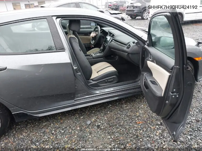 SHHFK7H90HU424192 2017 Honda Civic Sport Touring