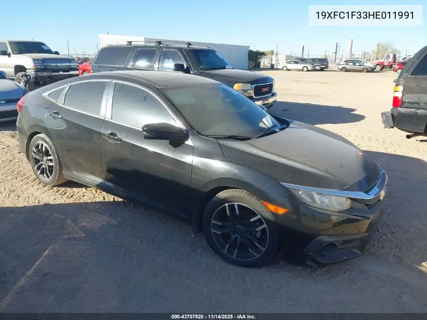19XFC1F33HE011991 2017 Honda Civic Ex-T
