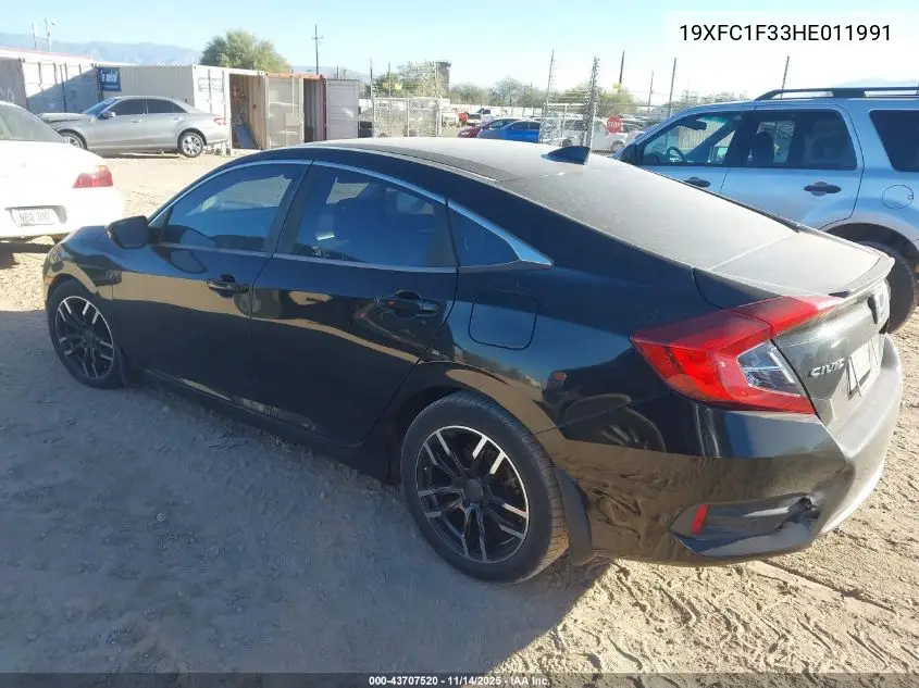 19XFC1F33HE011991 2017 Honda Civic Ex-T