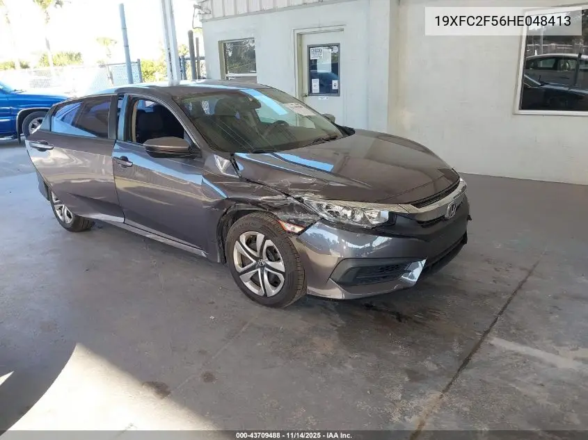 19XFC2F56HE048413 2017 Honda Civic Lx