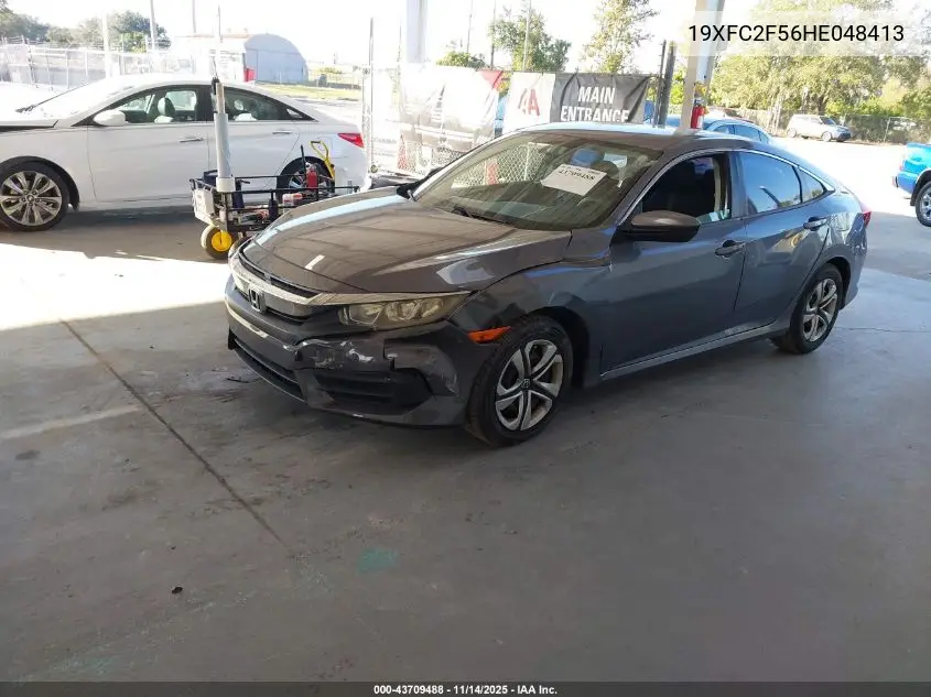 19XFC2F56HE048413 2017 Honda Civic Lx