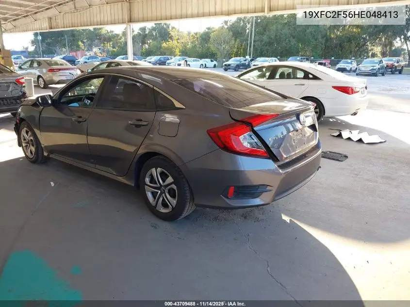 19XFC2F56HE048413 2017 Honda Civic Lx