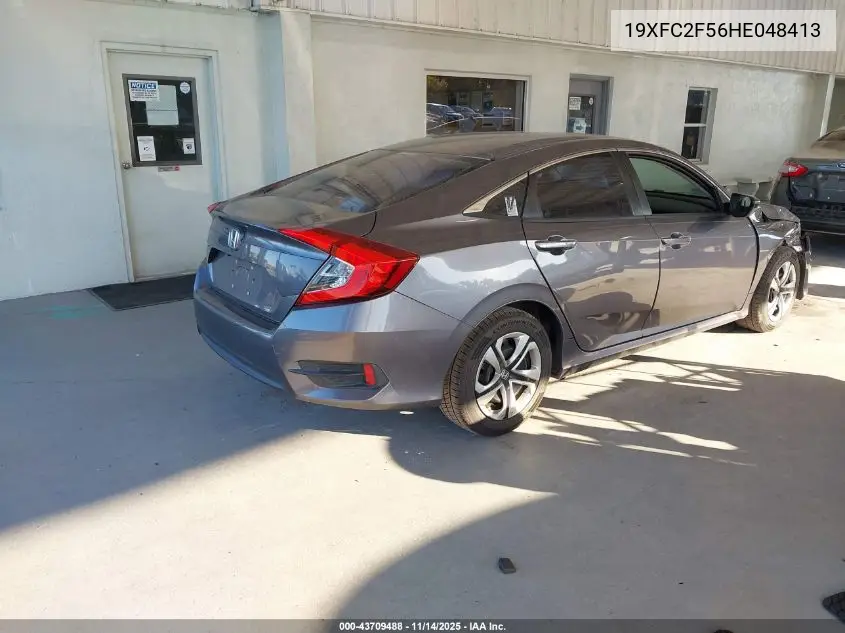 19XFC2F56HE048413 2017 Honda Civic Lx
