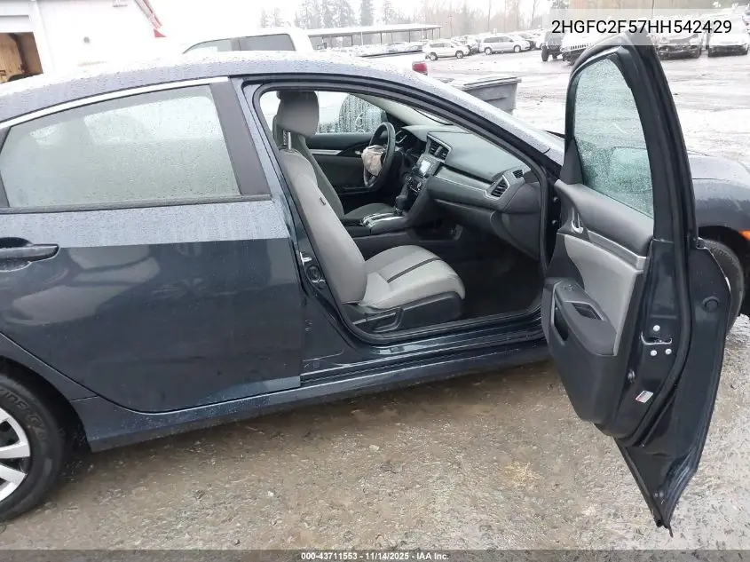 2HGFC2F57HH542429 2017 Honda Civic Lx