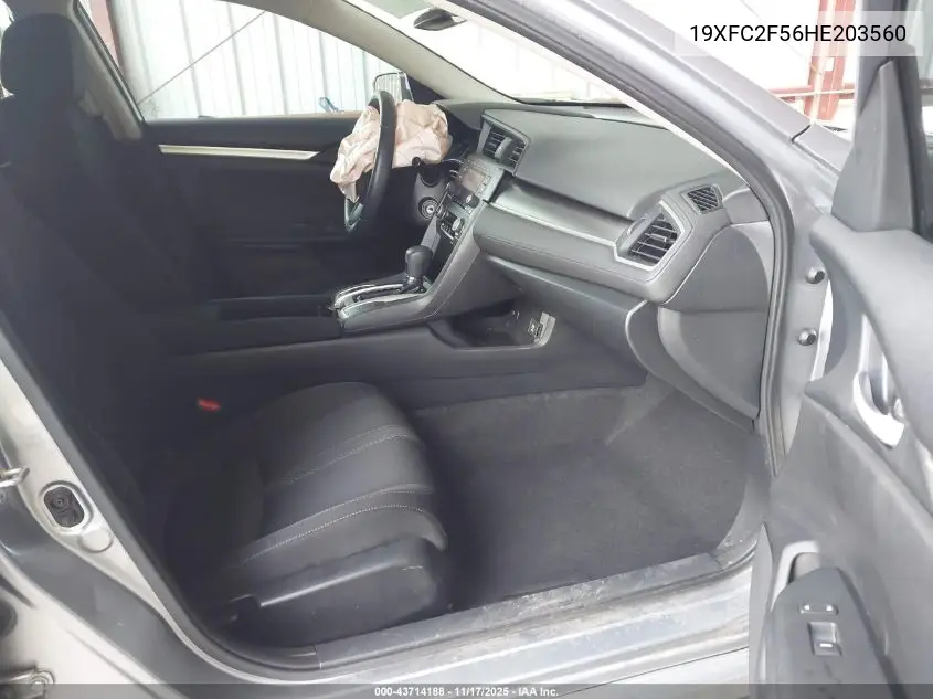 19XFC2F56HE203560 2017 Honda Civic Lx