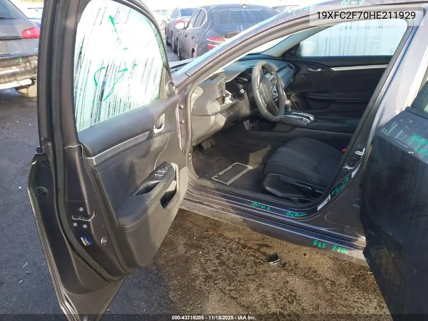 19XFC2F70HE211929 2017 Honda Civic Ex