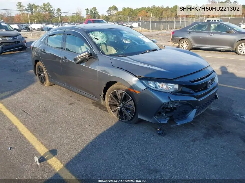SHHFK7H50HU221302 2017 Honda Civic Ex