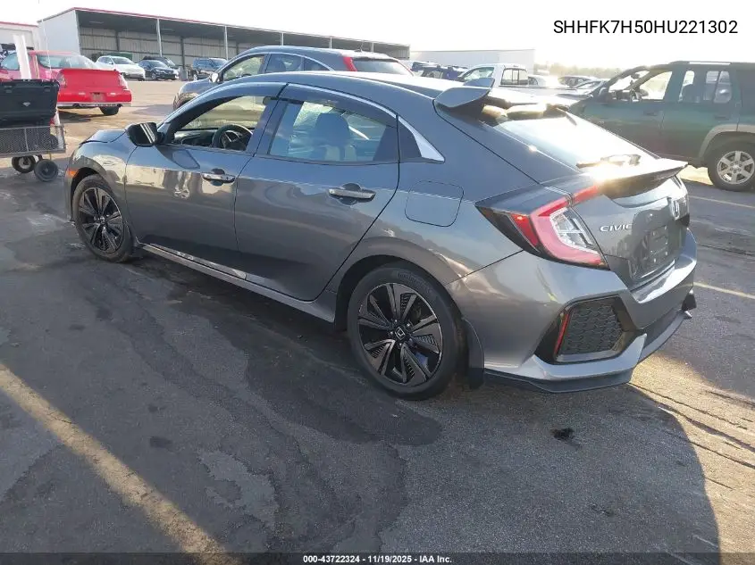 SHHFK7H50HU221302 2017 Honda Civic Ex