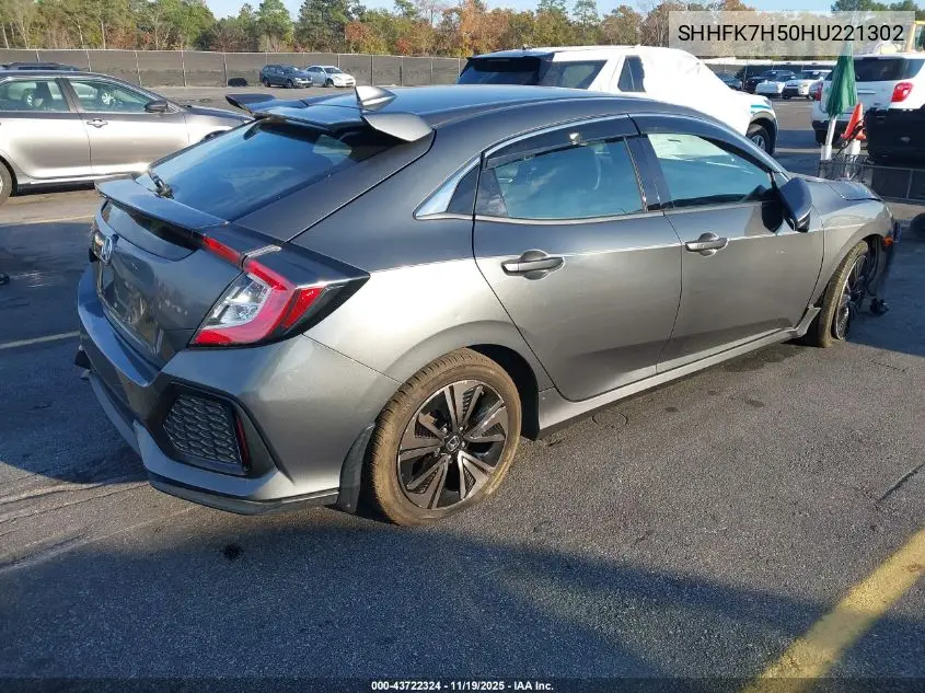 SHHFK7H50HU221302 2017 Honda Civic Ex