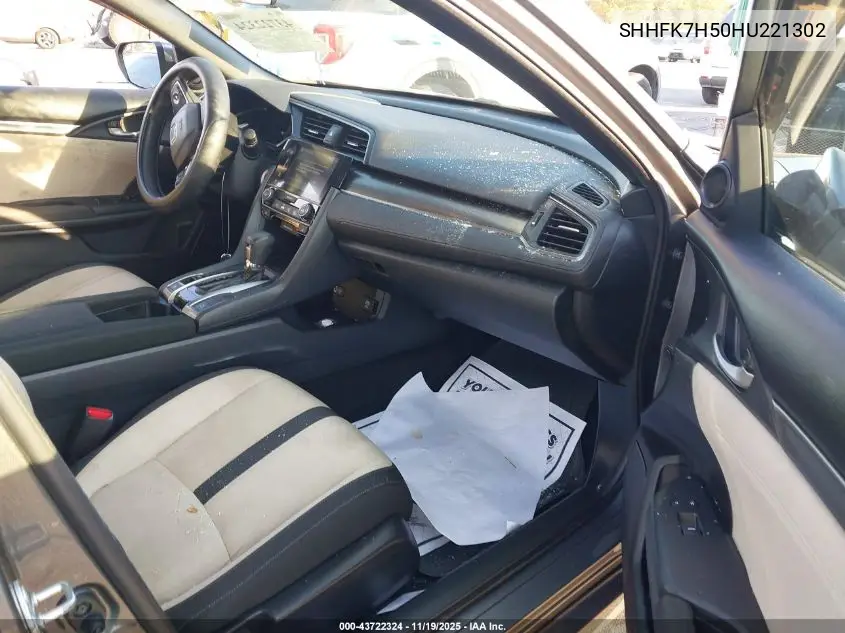 SHHFK7H50HU221302 2017 Honda Civic Ex