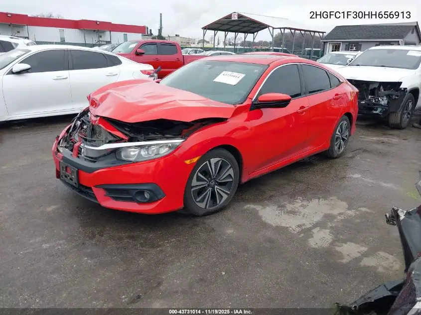 2HGFC1F30HH656913 2017 Honda Civic Ex-T