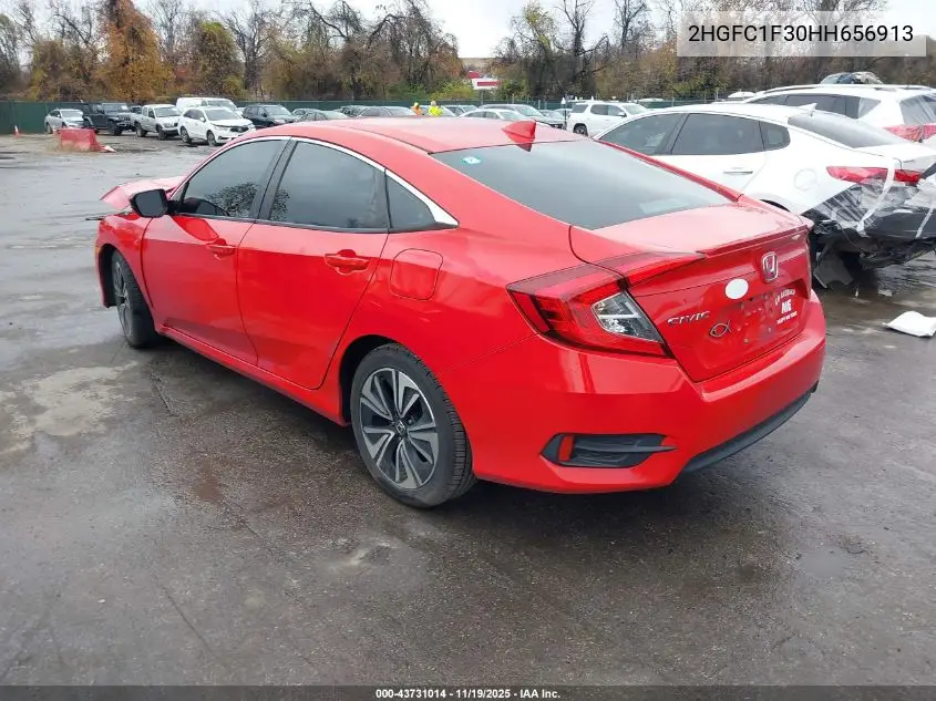 2HGFC1F30HH656913 2017 Honda Civic Ex-T