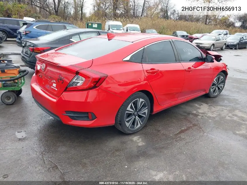 2HGFC1F30HH656913 2017 Honda Civic Ex-T