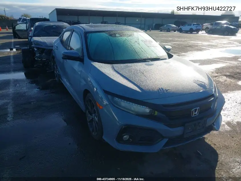 SHHFK7H93HU422727 2017 Honda Civic Sport Touring
