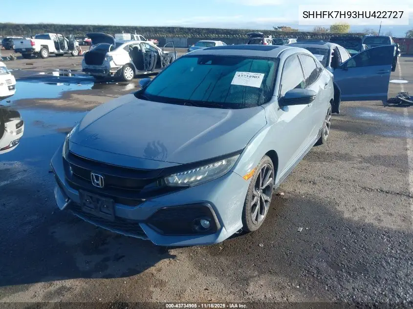 SHHFK7H93HU422727 2017 Honda Civic Sport Touring