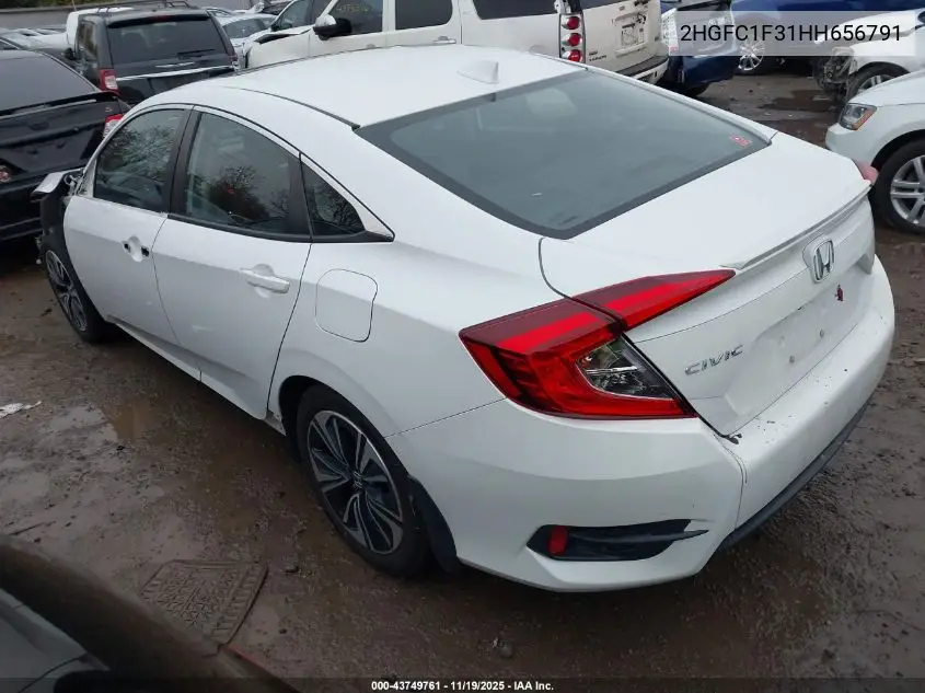 2HGFC1F31HH656791 2017 Honda Civic Ex-T