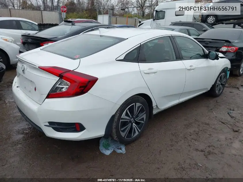 2HGFC1F31HH656791 2017 Honda Civic Ex-T