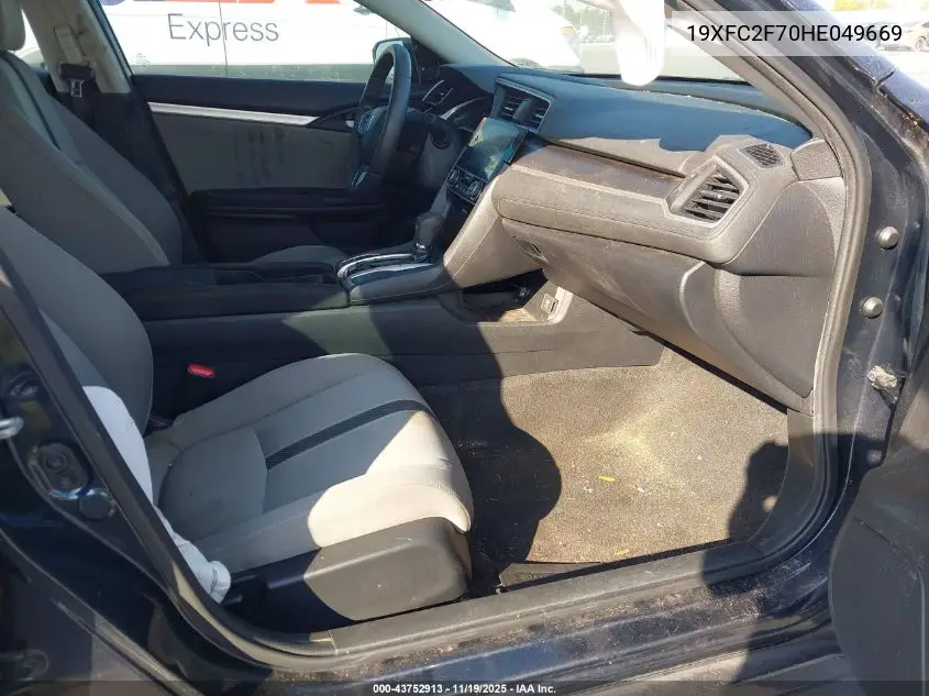 19XFC2F70HE049669 2017 Honda Civic Ex