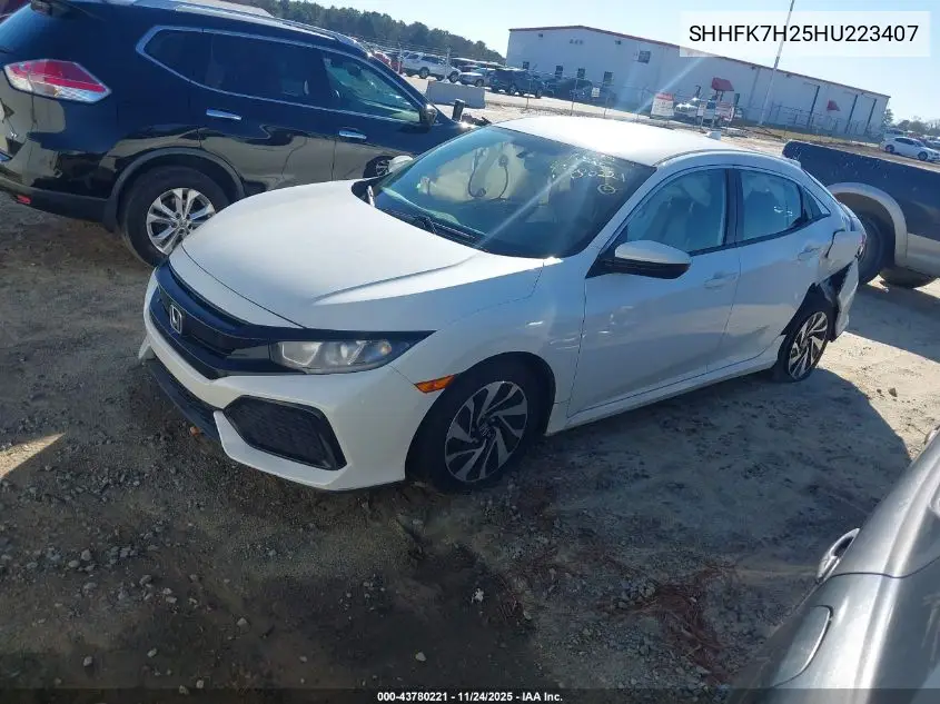 SHHFK7H25HU223407 2017 Honda Civic Lx