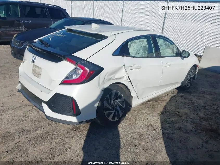 SHHFK7H25HU223407 2017 Honda Civic Lx