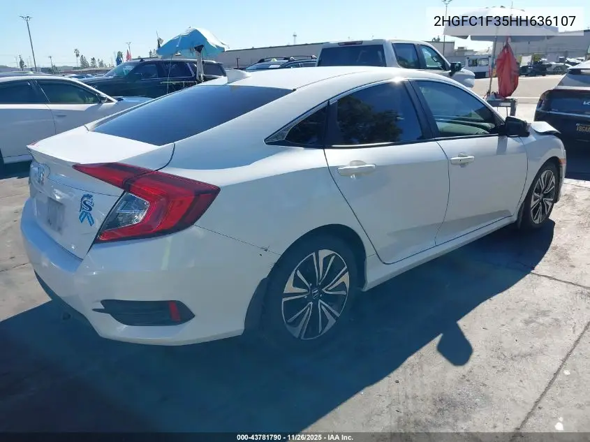 2HGFC1F35HH636107 2017 Honda Civic Ex-T