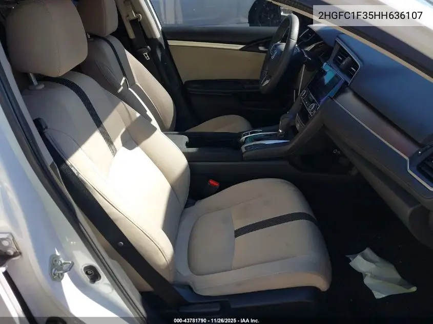 2HGFC1F35HH636107 2017 Honda Civic Ex-T