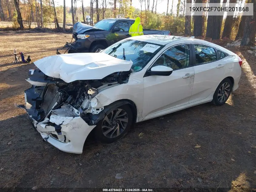 19XFC2F70HE201868 2017 Honda Civic Ex