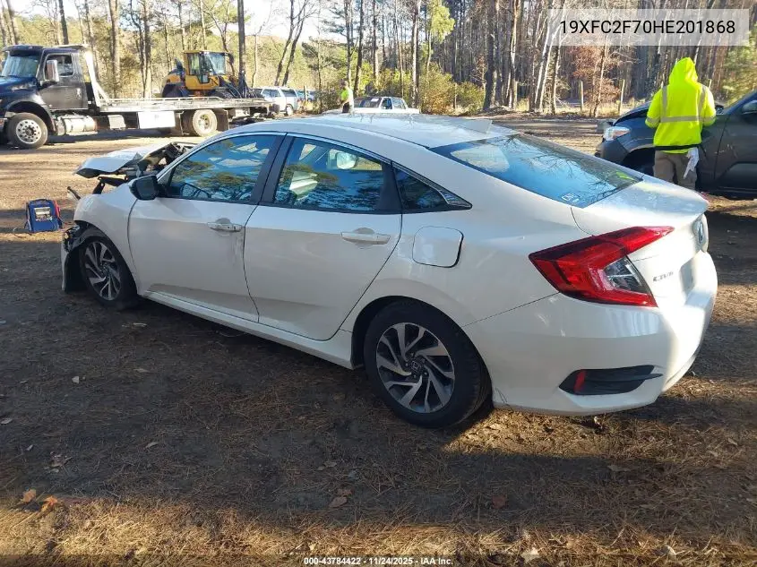 19XFC2F70HE201868 2017 Honda Civic Ex