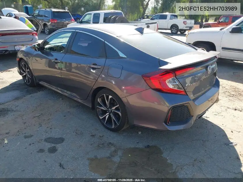 2HGFC1E52HH703989 2017 Honda Civic Si