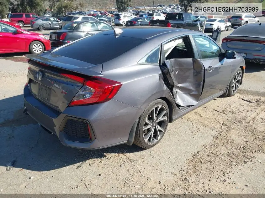 2HGFC1E52HH703989 2017 Honda Civic Si