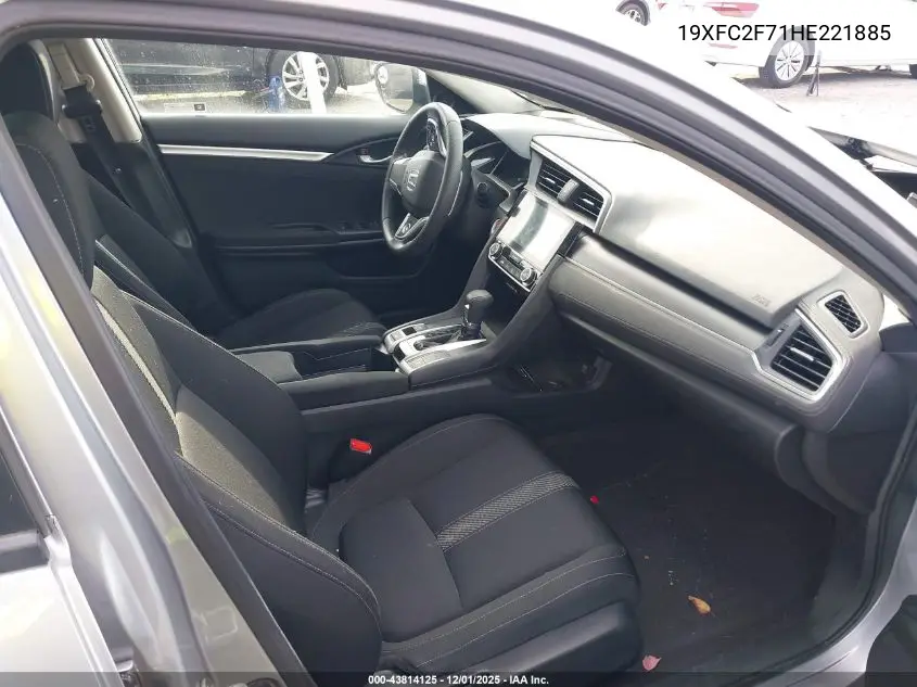 19XFC2F71HE221885 2017 Honda Civic Ex