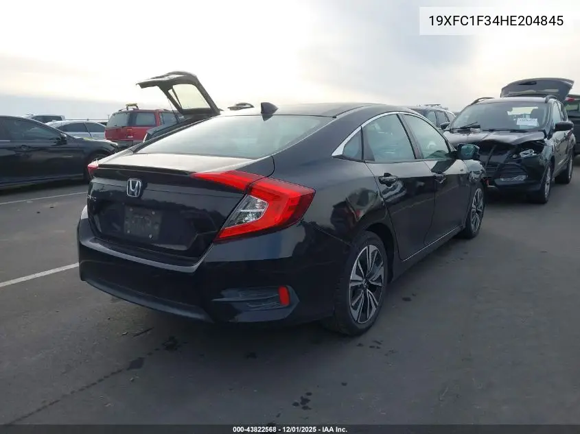 19XFC1F34HE204845 2017 Honda Civic Ex-T