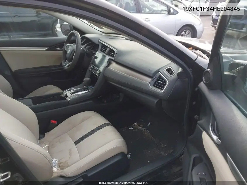 19XFC1F34HE204845 2017 Honda Civic Ex-T