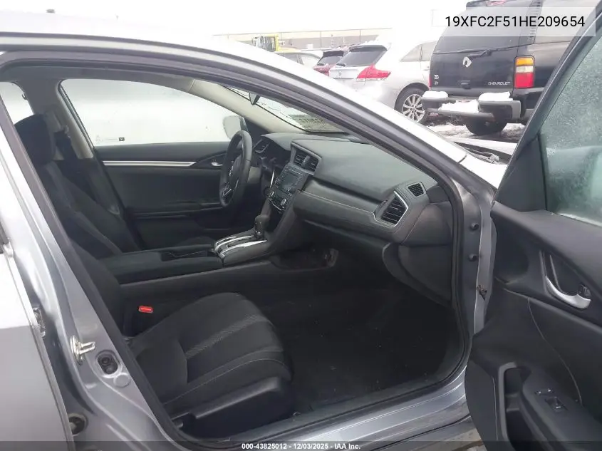 19XFC2F51HE209654 2017 Honda Civic Lx