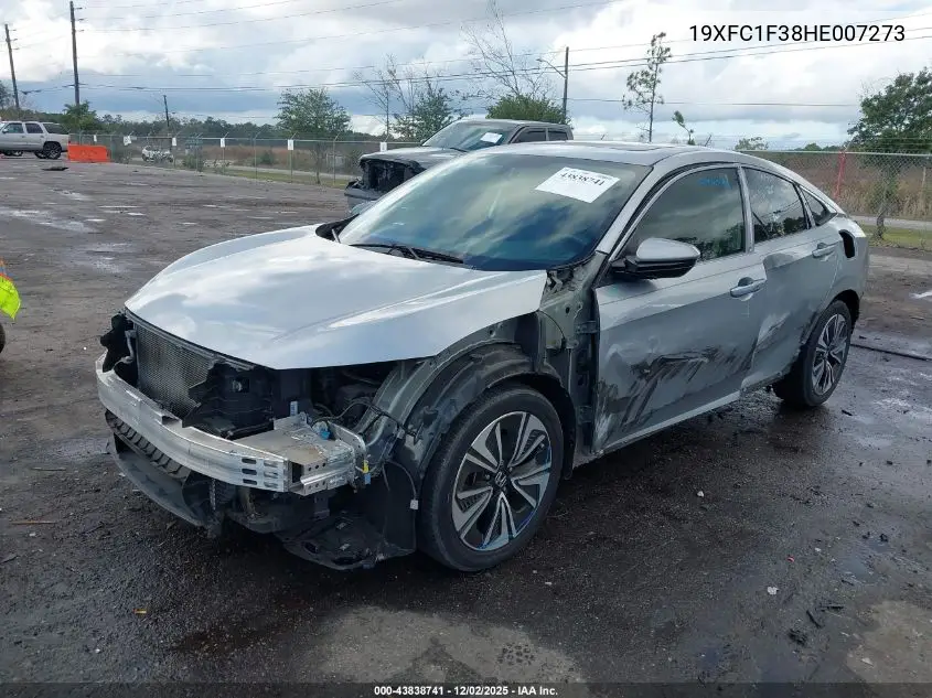 19XFC1F38HE007273 2017 Honda Civic Ex-T