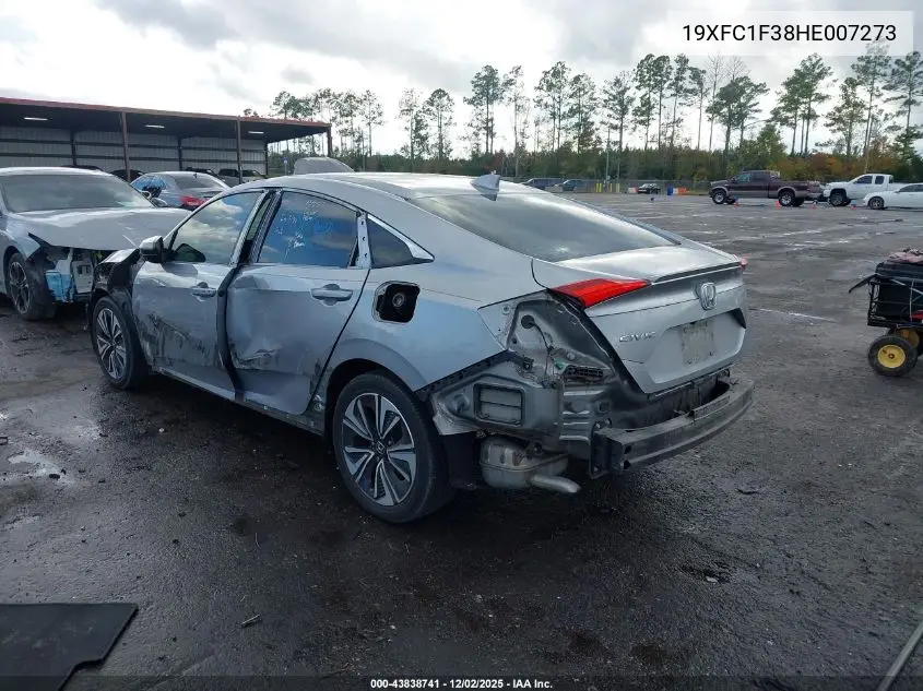 19XFC1F38HE007273 2017 Honda Civic Ex-T